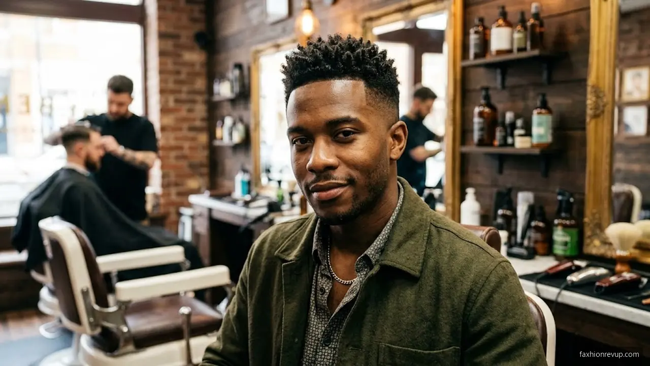 Low Fade with Curls - Short Curly Hairstyles for Men hair visualizer