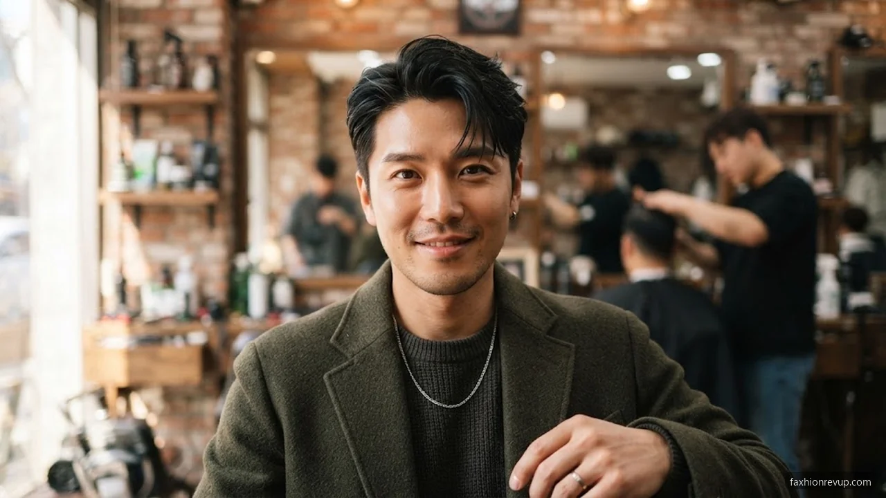 Side Part - Korean Hairstyles for Men hair visualizer