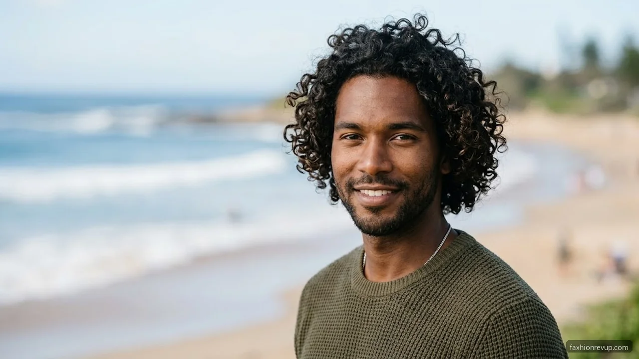 Medium Curly Surfer - Surfer Haircut Styles for Men hair visualizer