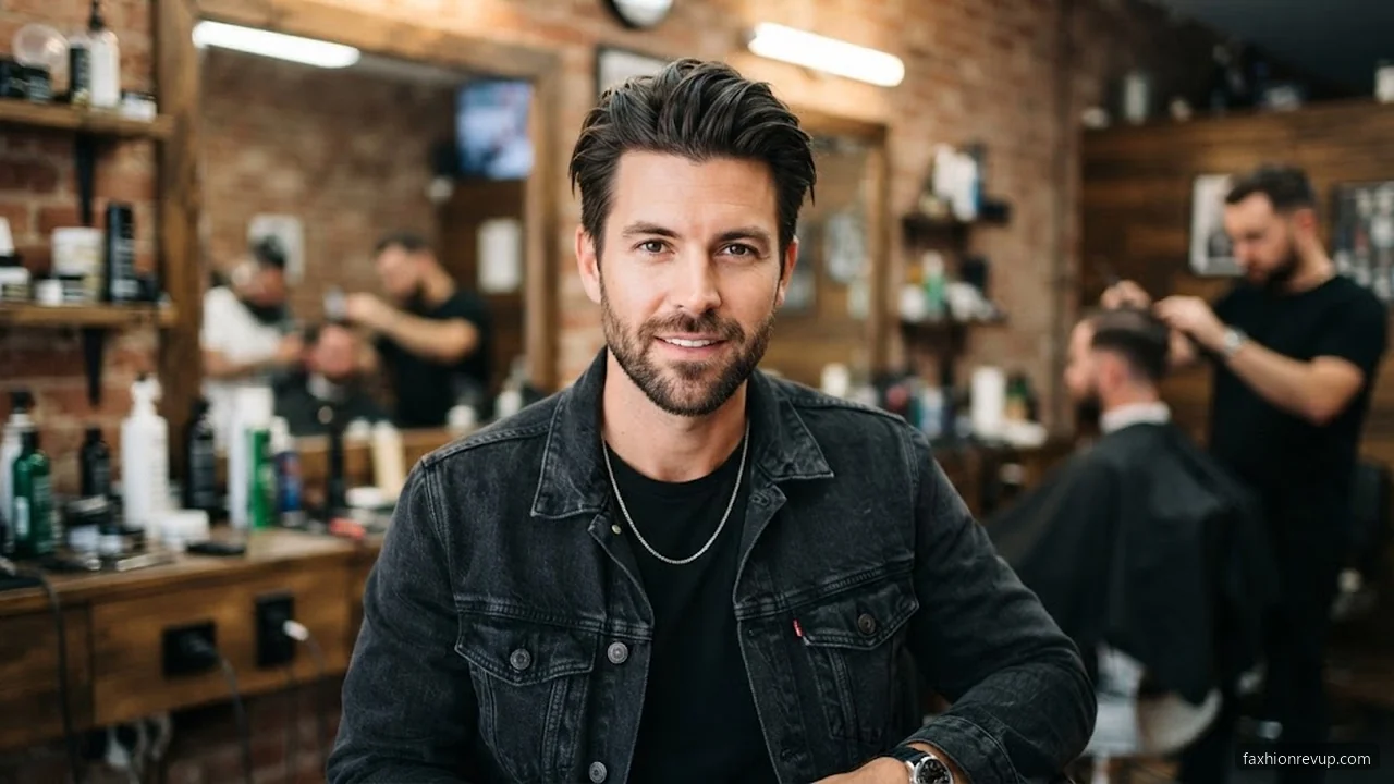 Messy Slick Back - Messy Hairstyles for Men hair visualizer