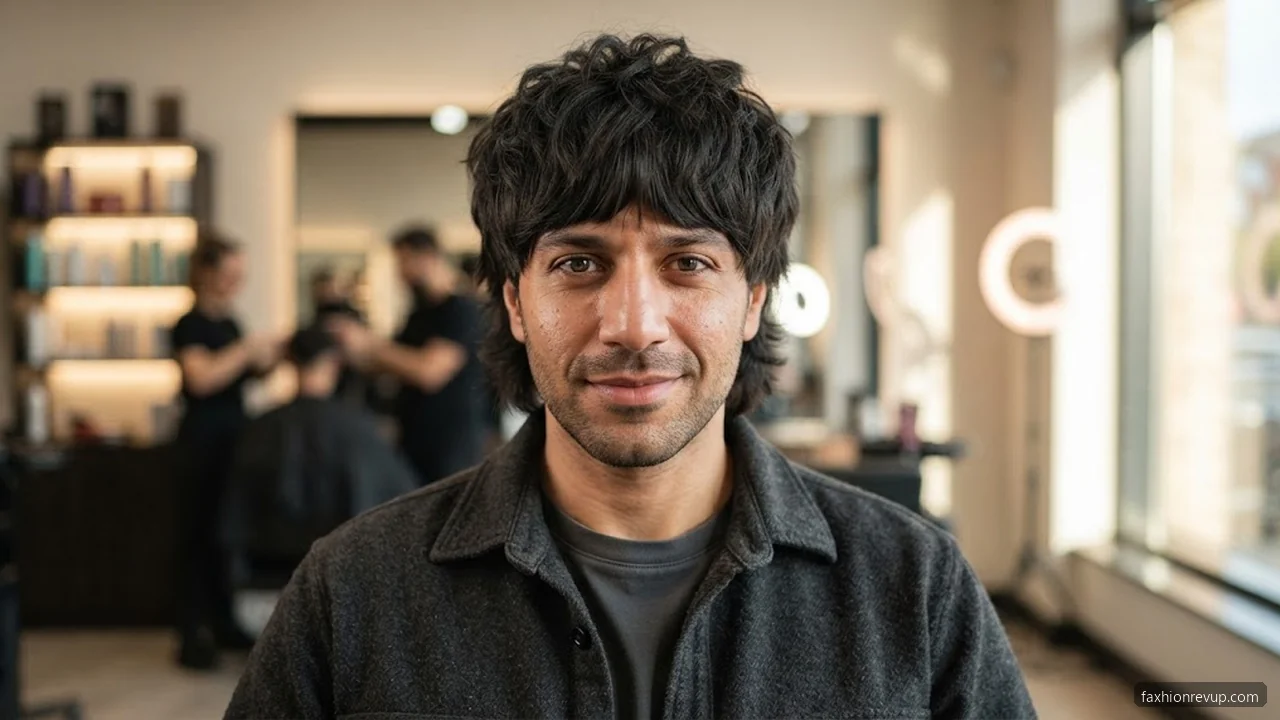 Mod Wolf Cut - Mod Haircut Ideas for Men hair visualizer