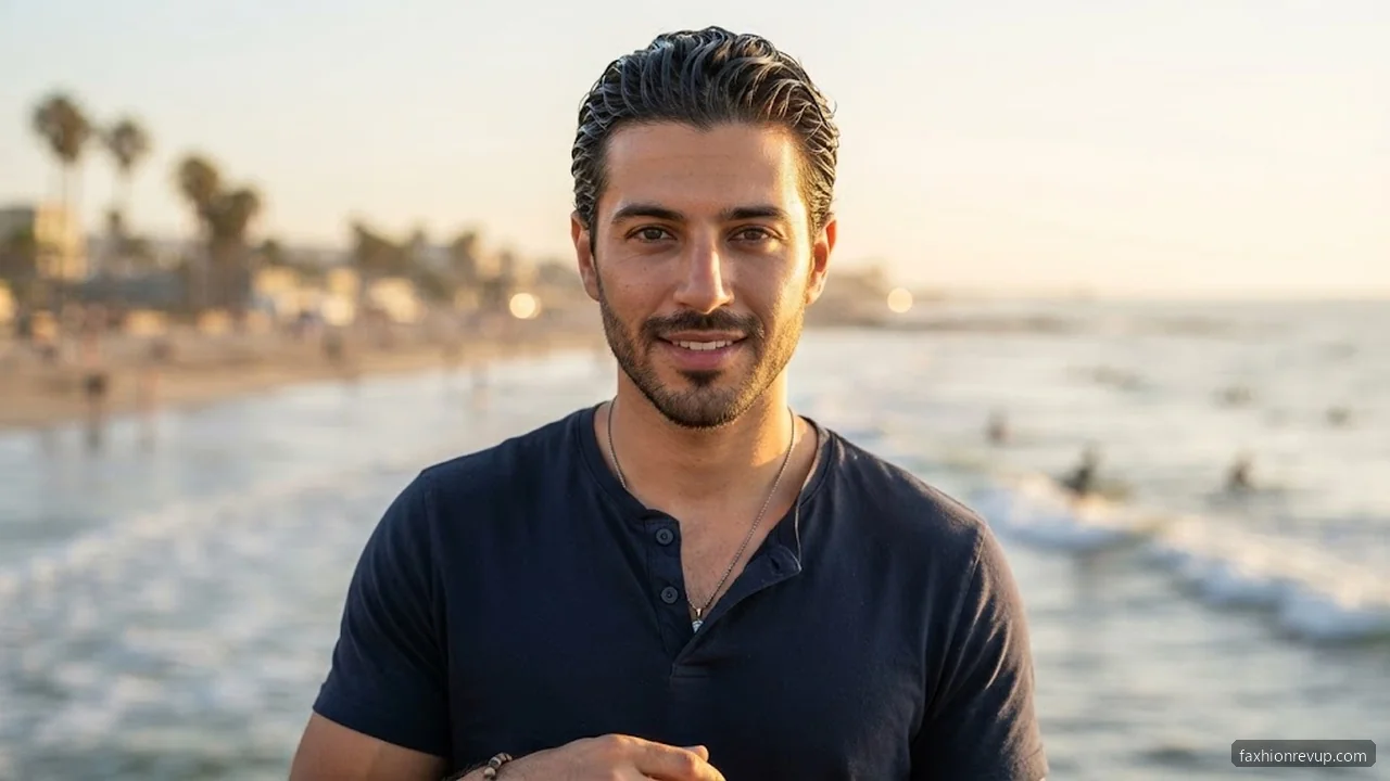Wet-Look Surfer Styling - Surfer Haircut Styles for Men hair visualizer