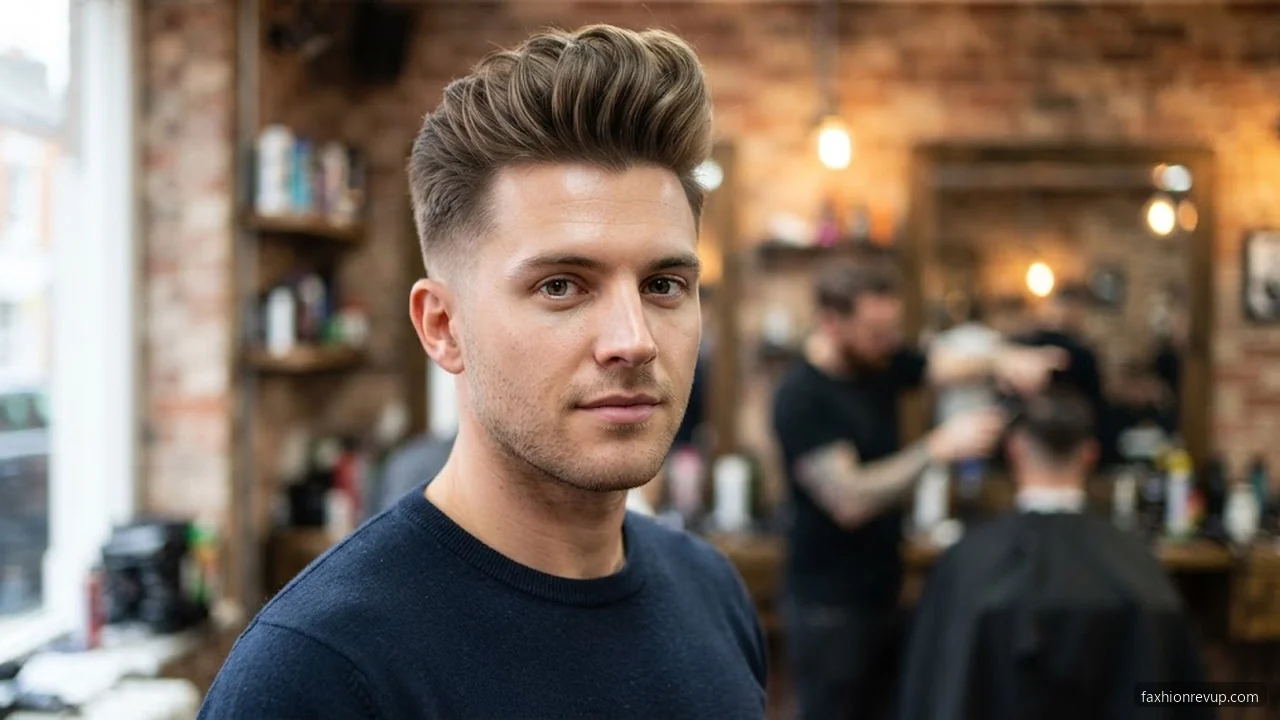 Mod Quiff with Reference Photos - Mod Haircut Ideas for Men hair visualizer