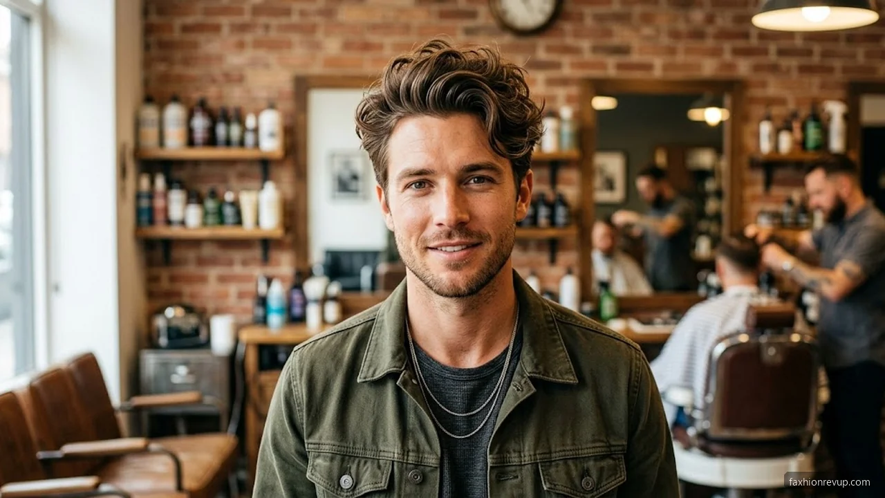 Messy Wavy Hair - Messy Hairstyles for Men hair visualizer