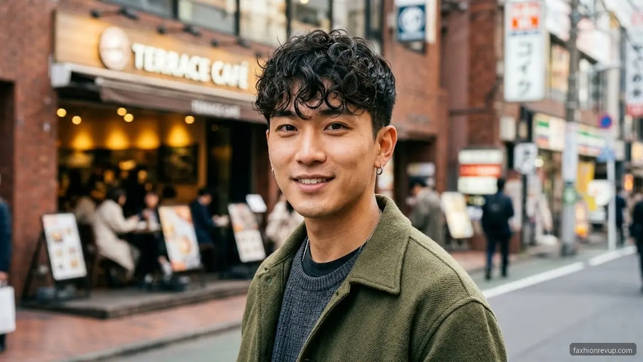 Curly Fringe - Short Curly Hairstyles for Men hair visualizer