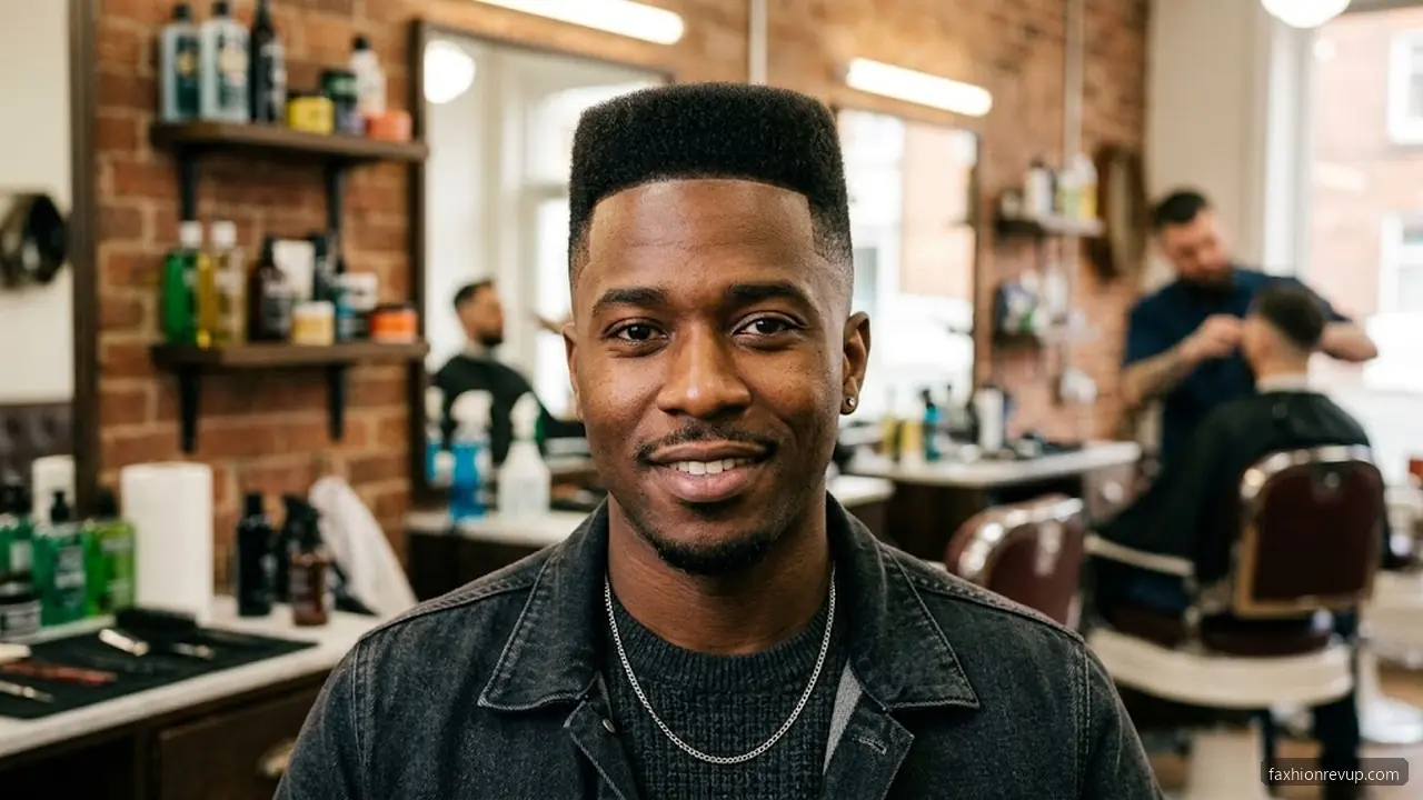 Flat Top Fade - Fade Haircuts For Black Men hair visualizer