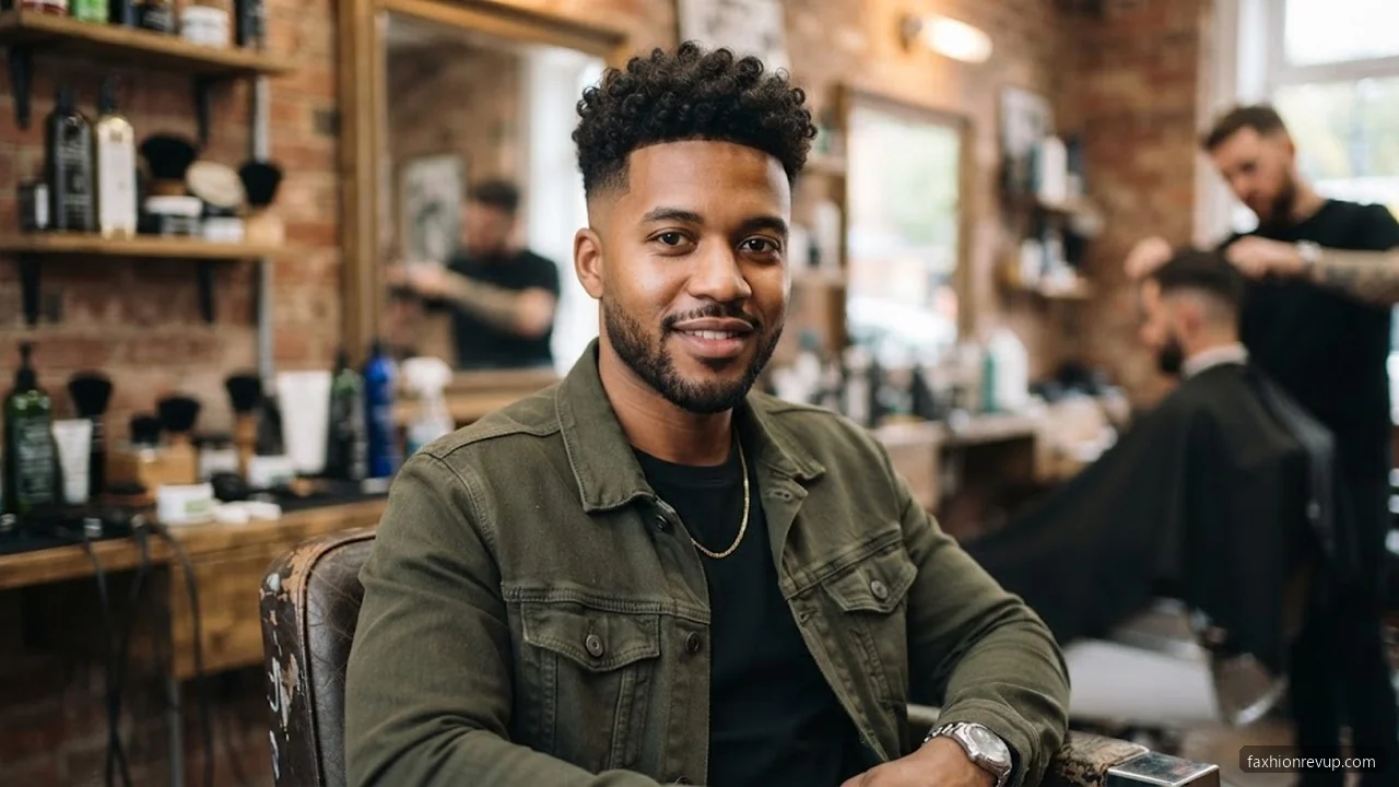 Skin Fade Curly Top - Short Curly Hairstyles for Men hair visualizer