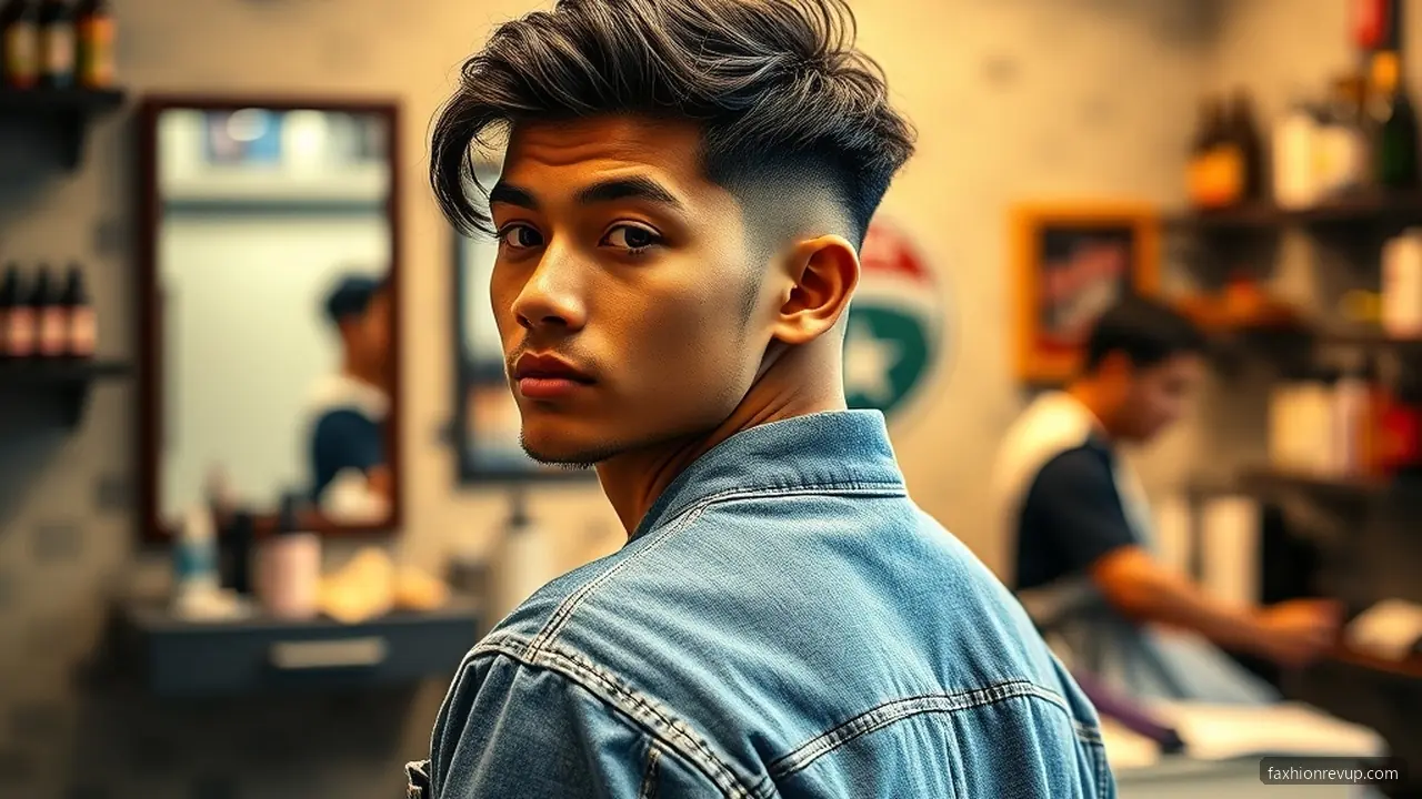 Mullet Fade - Low Fade Haircuts hair visualizer