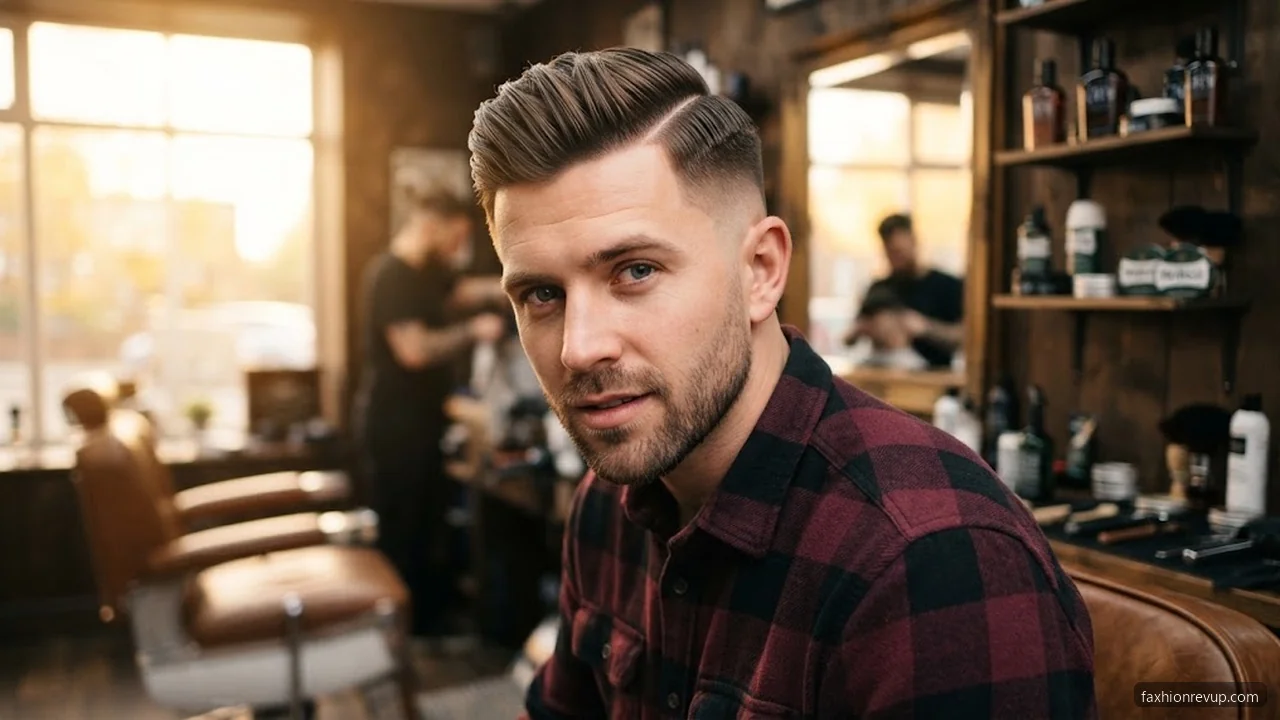 Fade with Afro - Fade Haircuts For Black Men hair visualizer