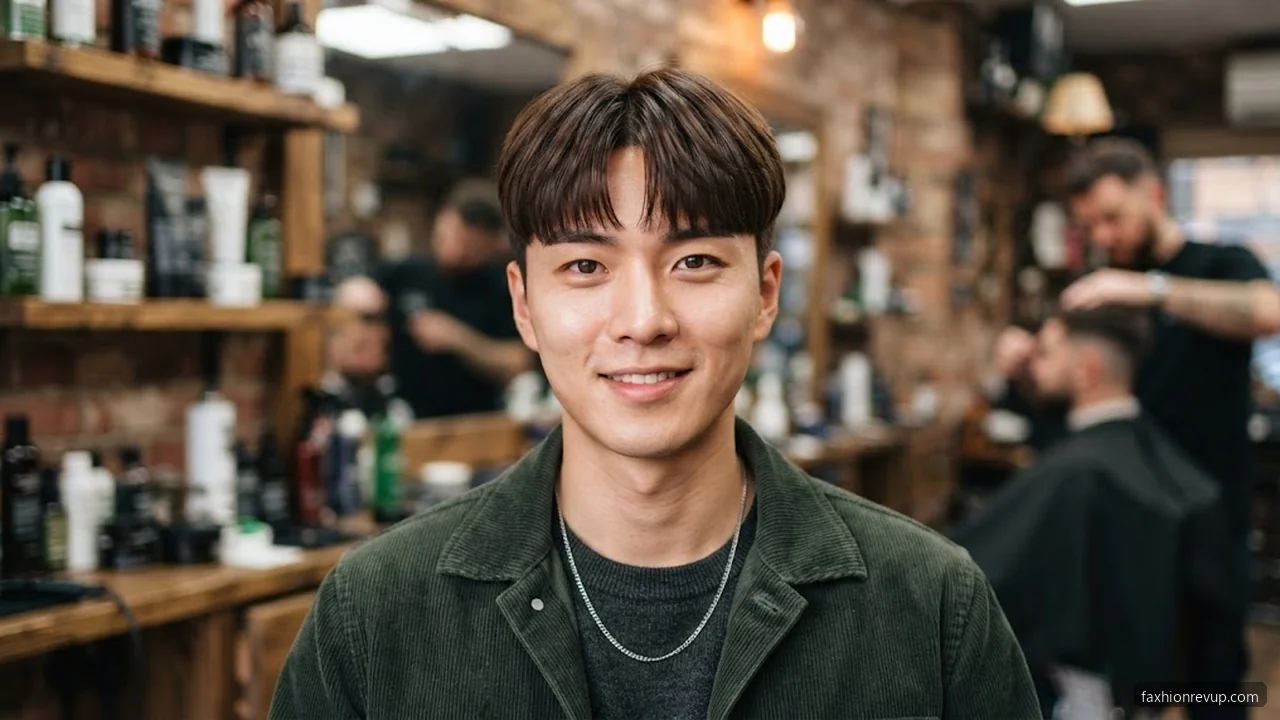 Bowl Cut - Korean Hairstyles for Men hair visualizer