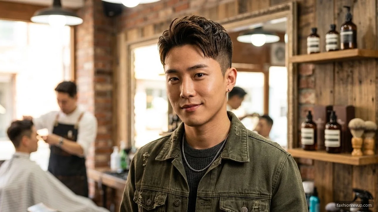 Korean Undercut - Korean Hairstyles for Men hair visualizer