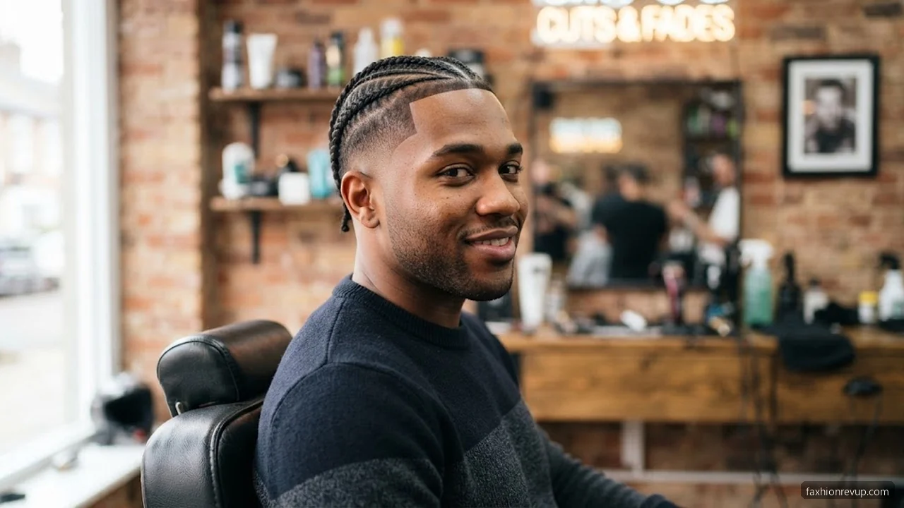 Braided Fade - Fade Haircuts For Black Men hair visualizer