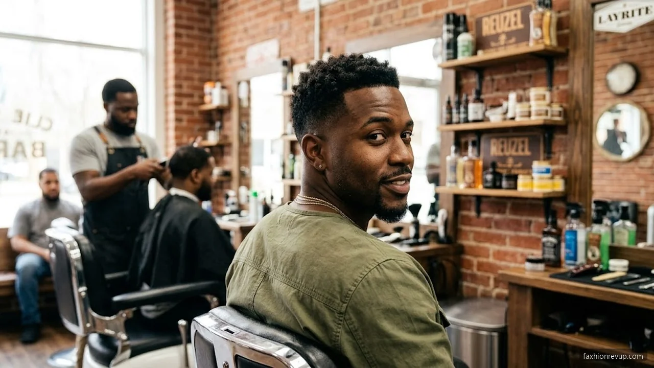 Low Drop Fade with Curly Hair - Best Fades for Curly Hair hair visualizer