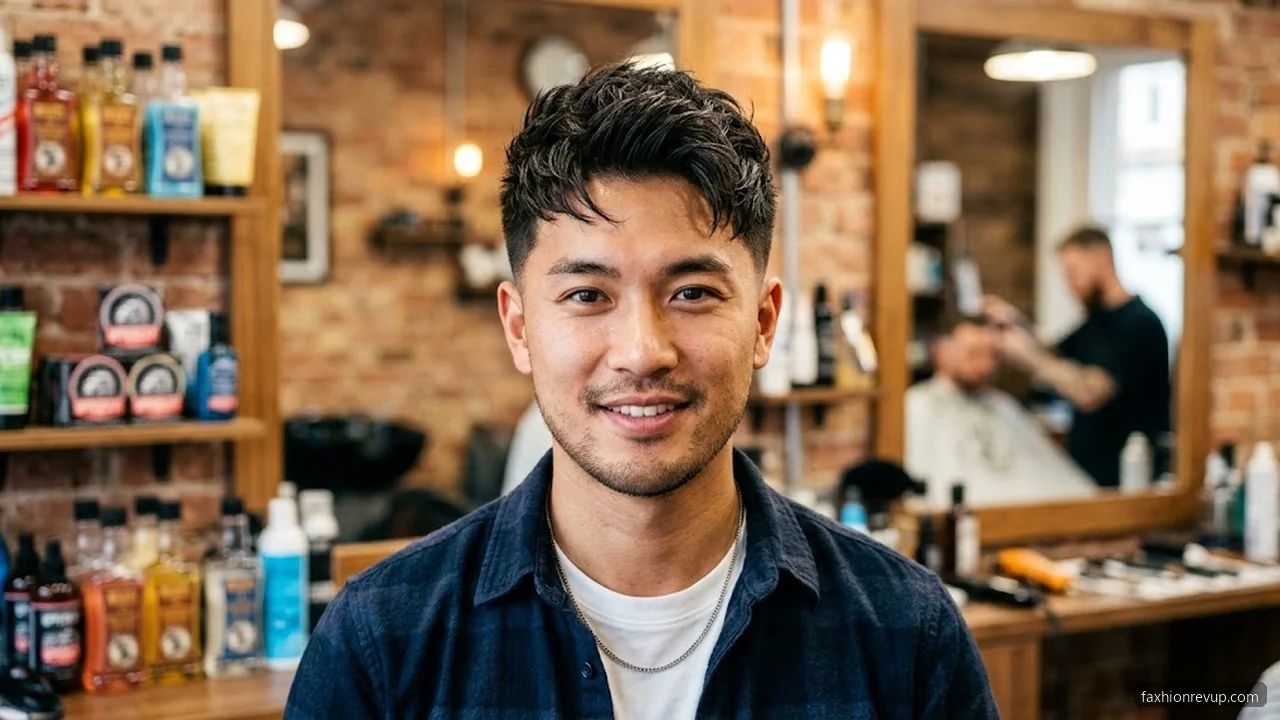 Textured Crop - Korean Hairstyles for Men hair visualizer