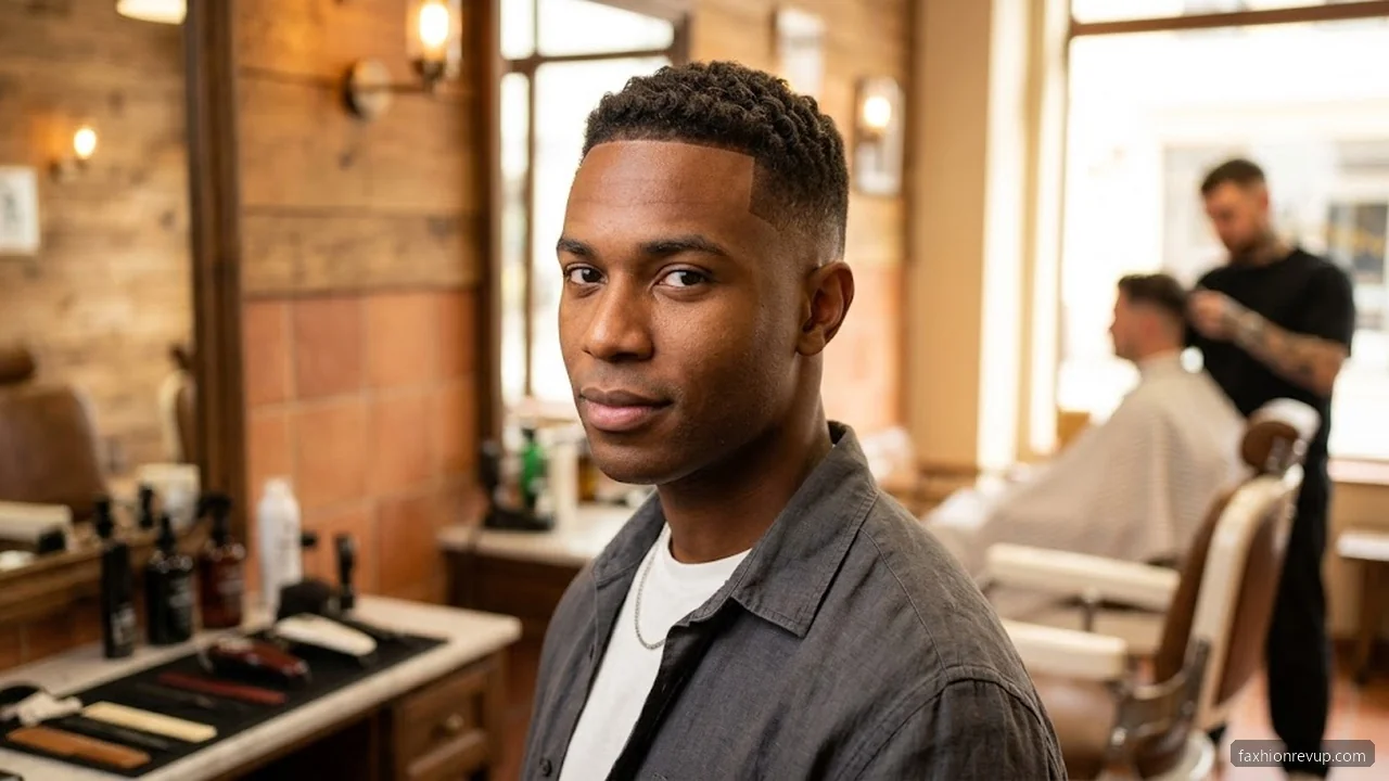 South of France Fade - Fade Haircuts For Black Men hair visualizer