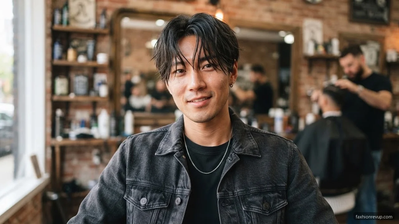 Long Bangs - Korean Hairstyles for Men hair visualizer