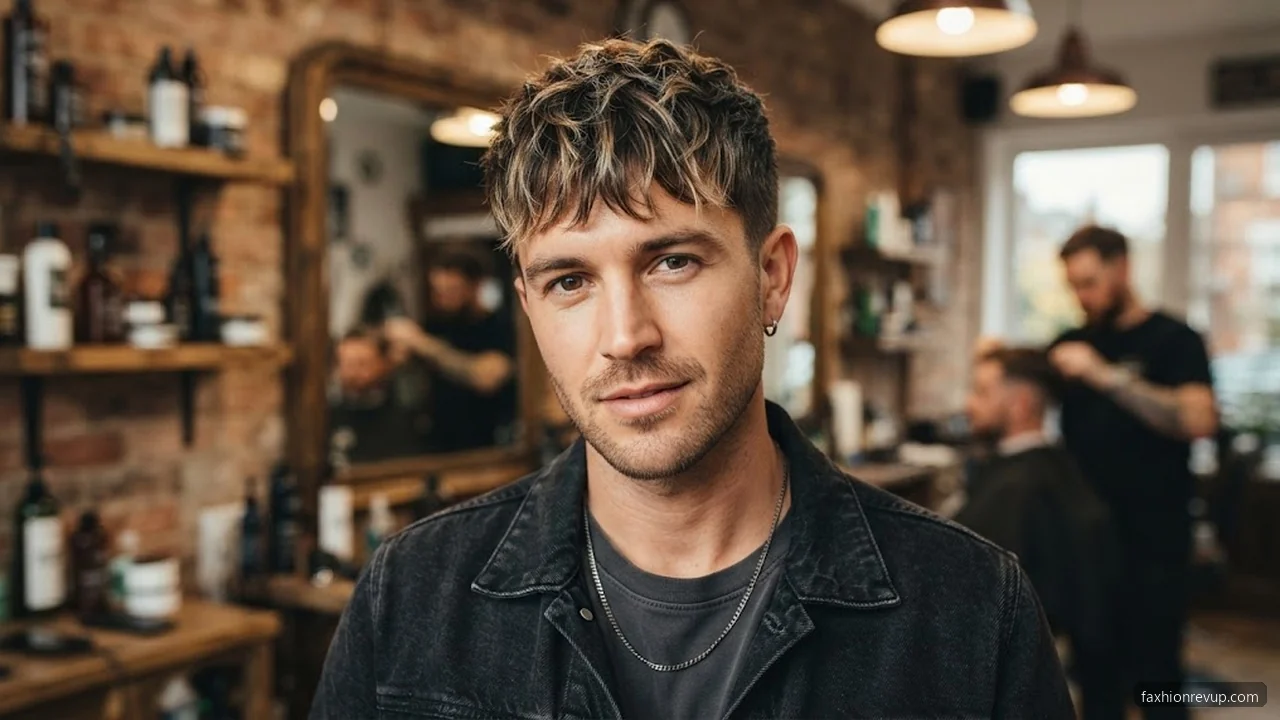 Bleached Tips Dark Base - Surfer Haircut Styles for Men hair visualizer