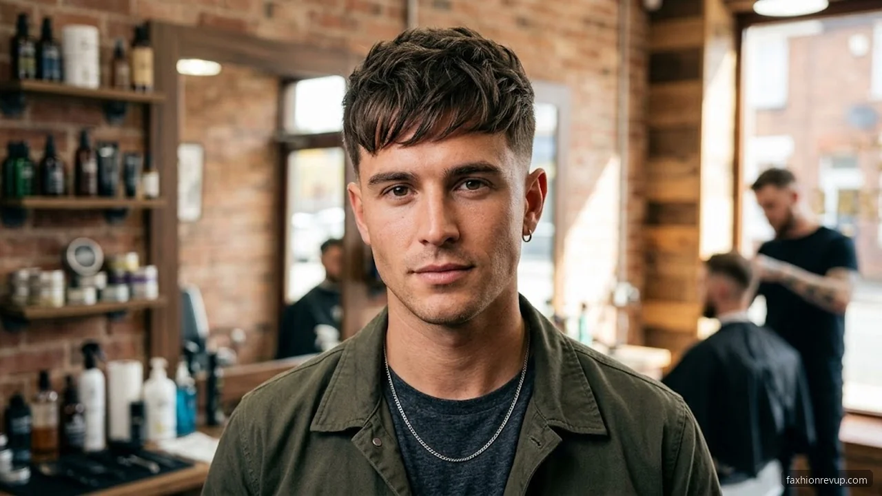 Textured Beach French Crop - Surfer Haircut Styles for Men hair visualizer