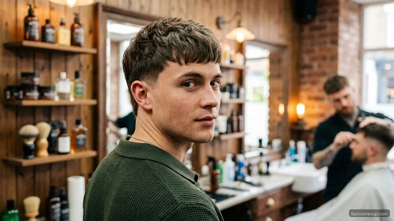 Textured-Fringe Mod - Mod Haircuts for Men hair visualizer