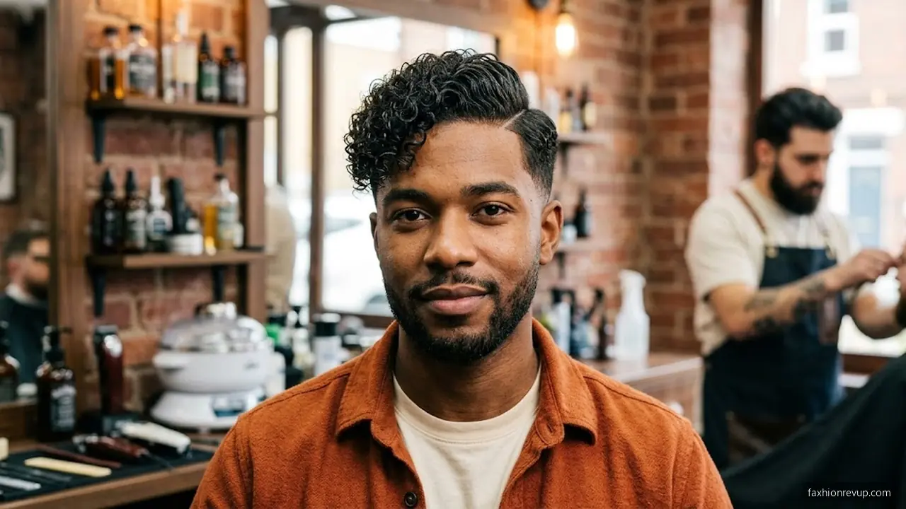High Top Fade with Twists - Fade Haircuts For Black Men hair visualizer