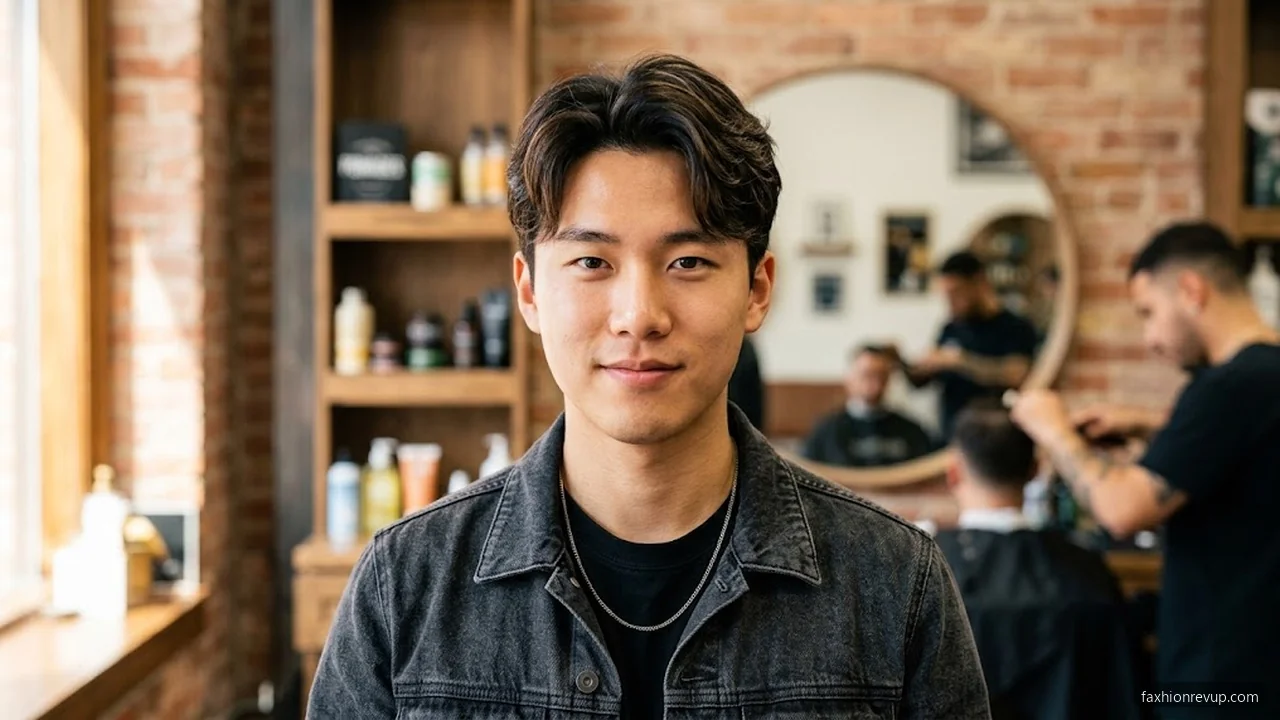 Shadow Perm - Korean Hairstyles for Men hair visualizer