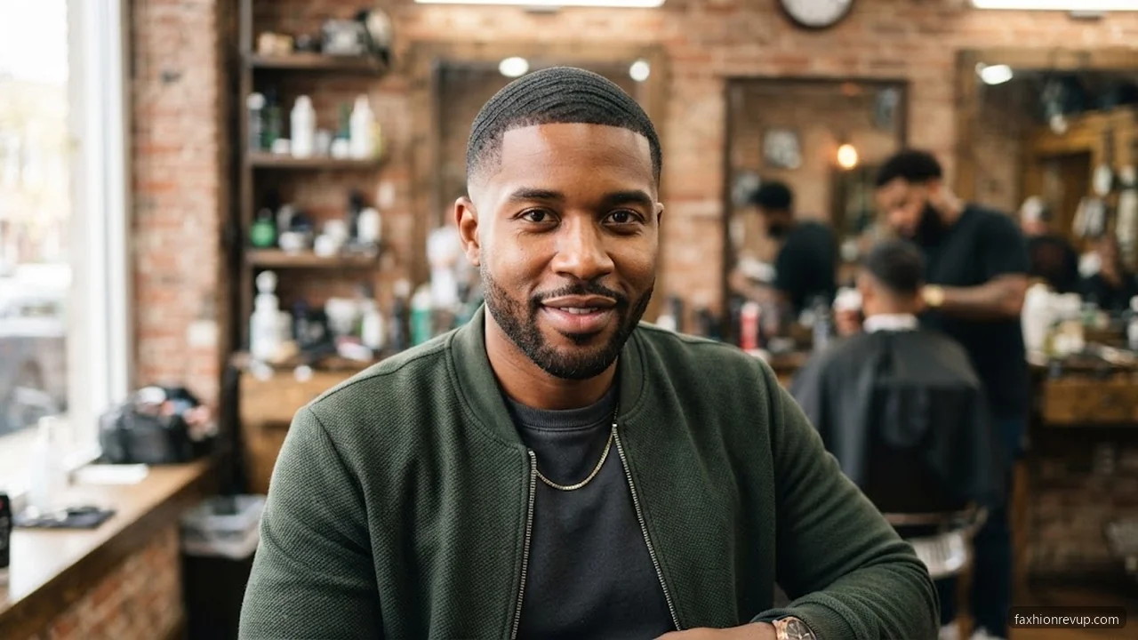 Low Fade with Waves - Fade Haircuts For Black Men hair visualizer