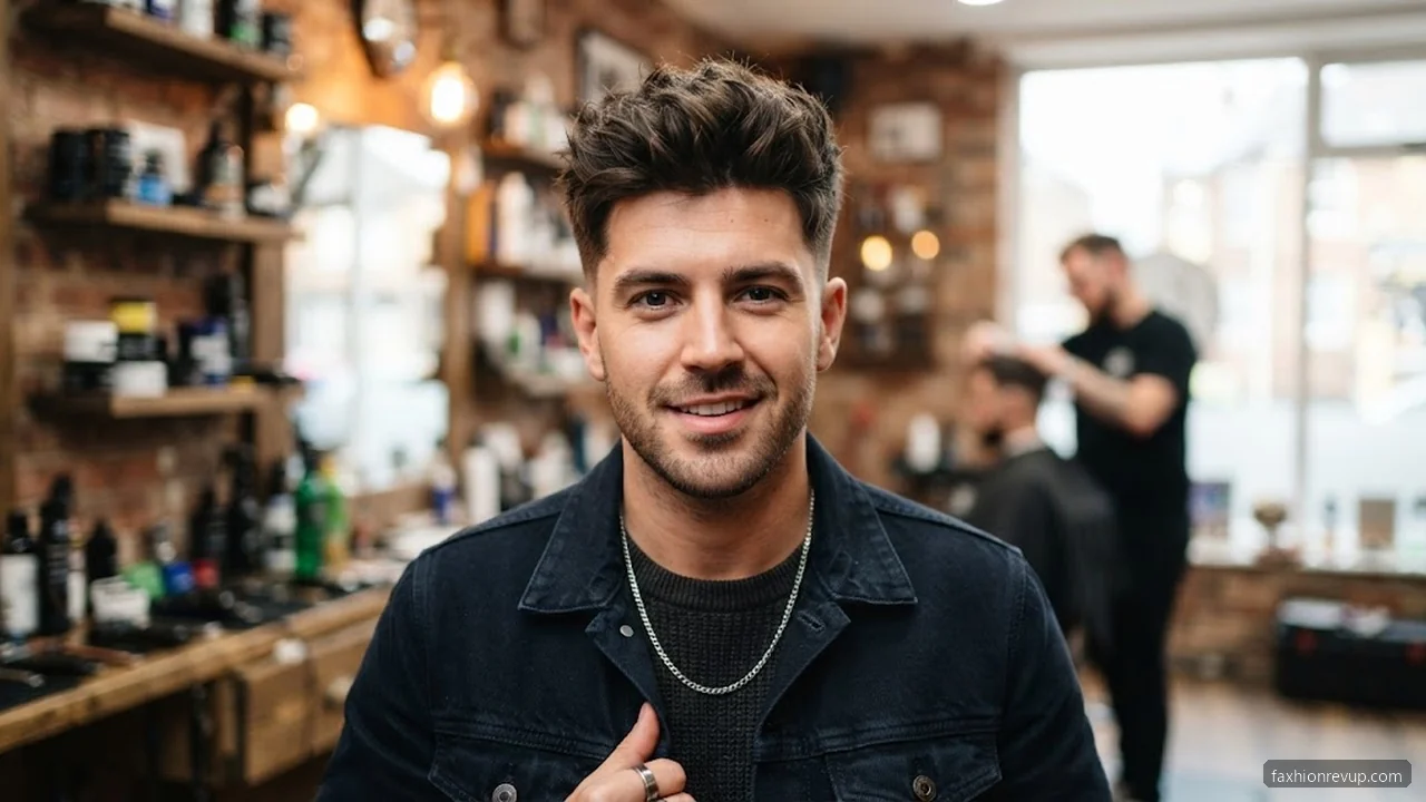 Messy Taper Fade - Messy Hairstyles for Men hair visualizer