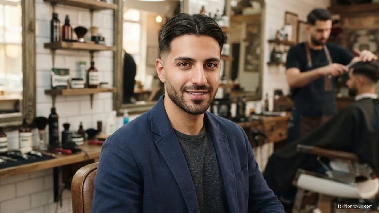 Low Taper Middle Part - Middle Part Hairstyles for Men hair visualizer