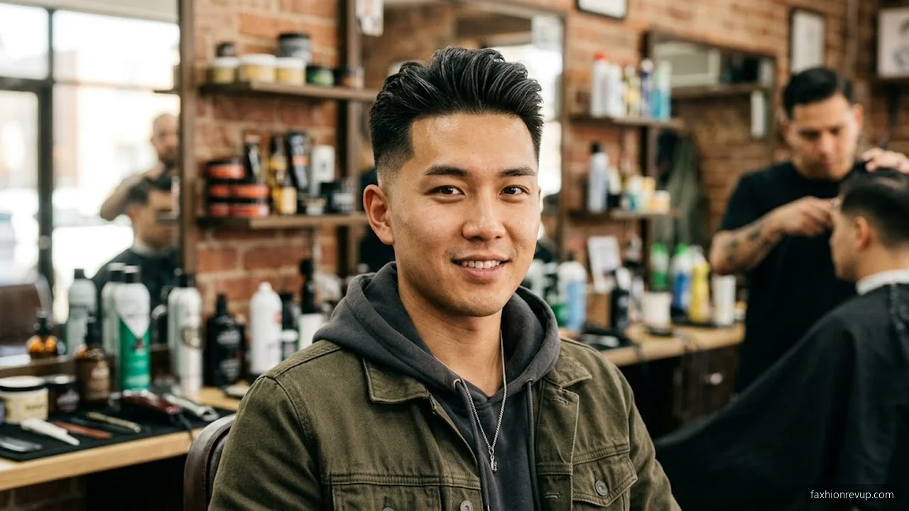 Taper Fade - Korean Hairstyles for Men hair visualizer