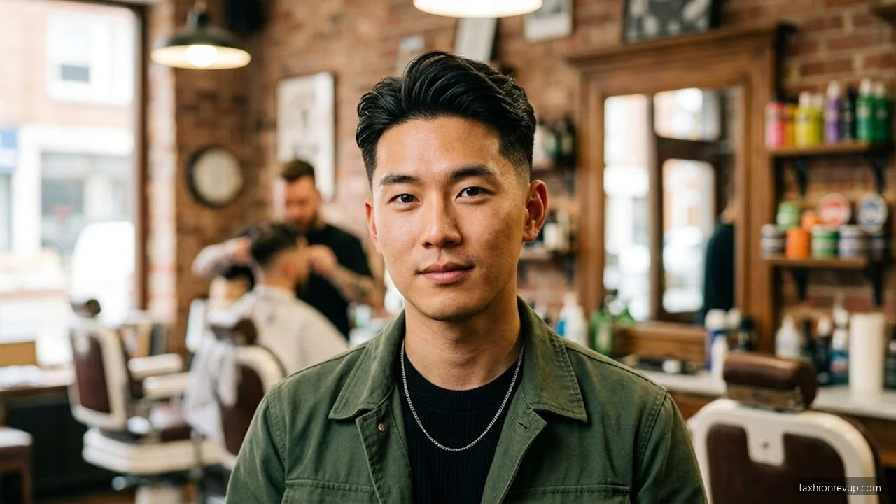 Taper Fade - Korean Hairstyles for Men hair visualizer