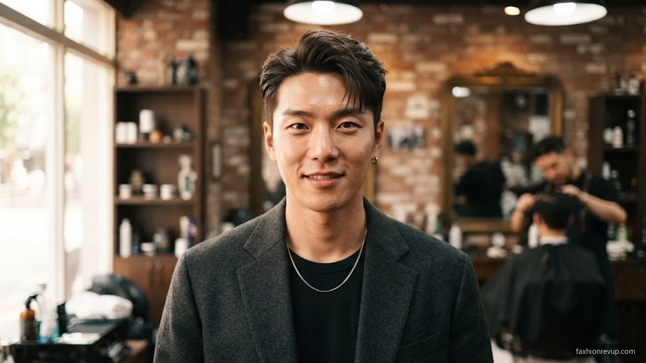 Korean Ivy League - Korean Hairstyles for Men hair visualizer