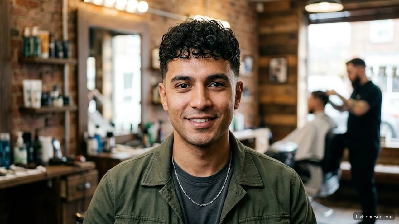Curly Textured Crop - Short Curly Hairstyles for Men hair visualizer