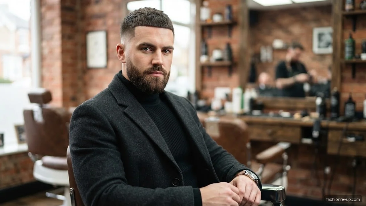 Mid Fade with Beard - Fade Haircuts For Black Men hair visualizer
