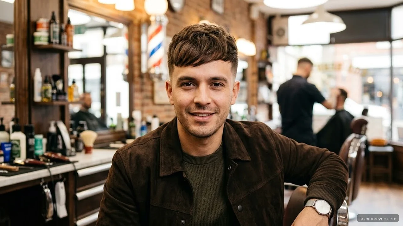 Mod Cut - Best Hairstyles for Men with Large Foreheads hair visualizer