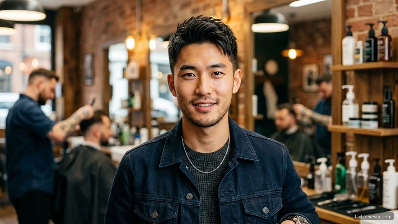 Short Textured - Korean Hairstyles for Men hair visualizer