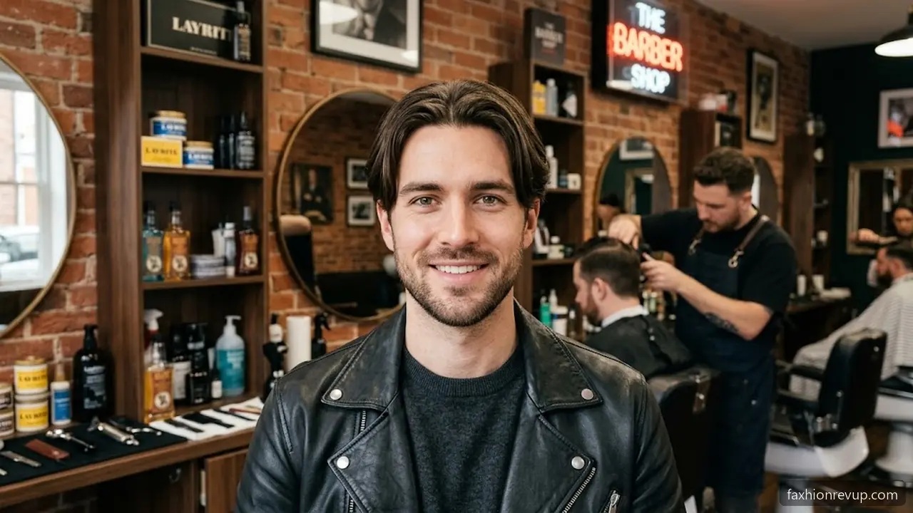 Middle Part Hairstyles for Men